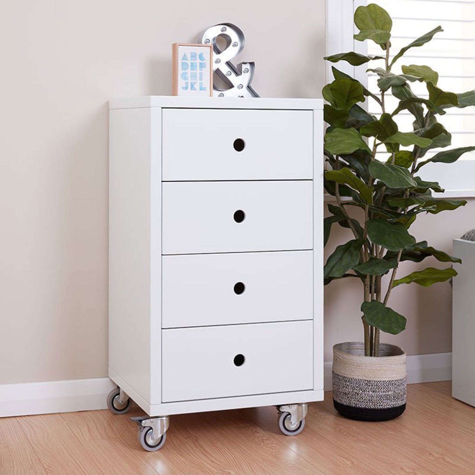 TALLboy 4 DrawerMeluka Furniture by Danske Mobler