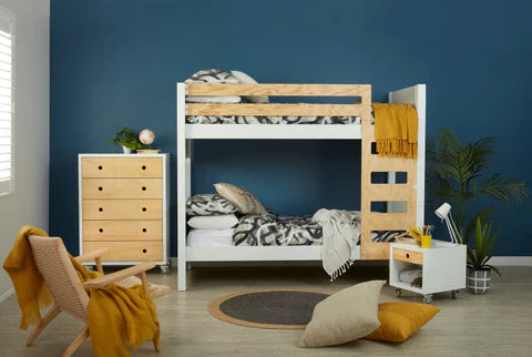 Bunk bed in bedroom