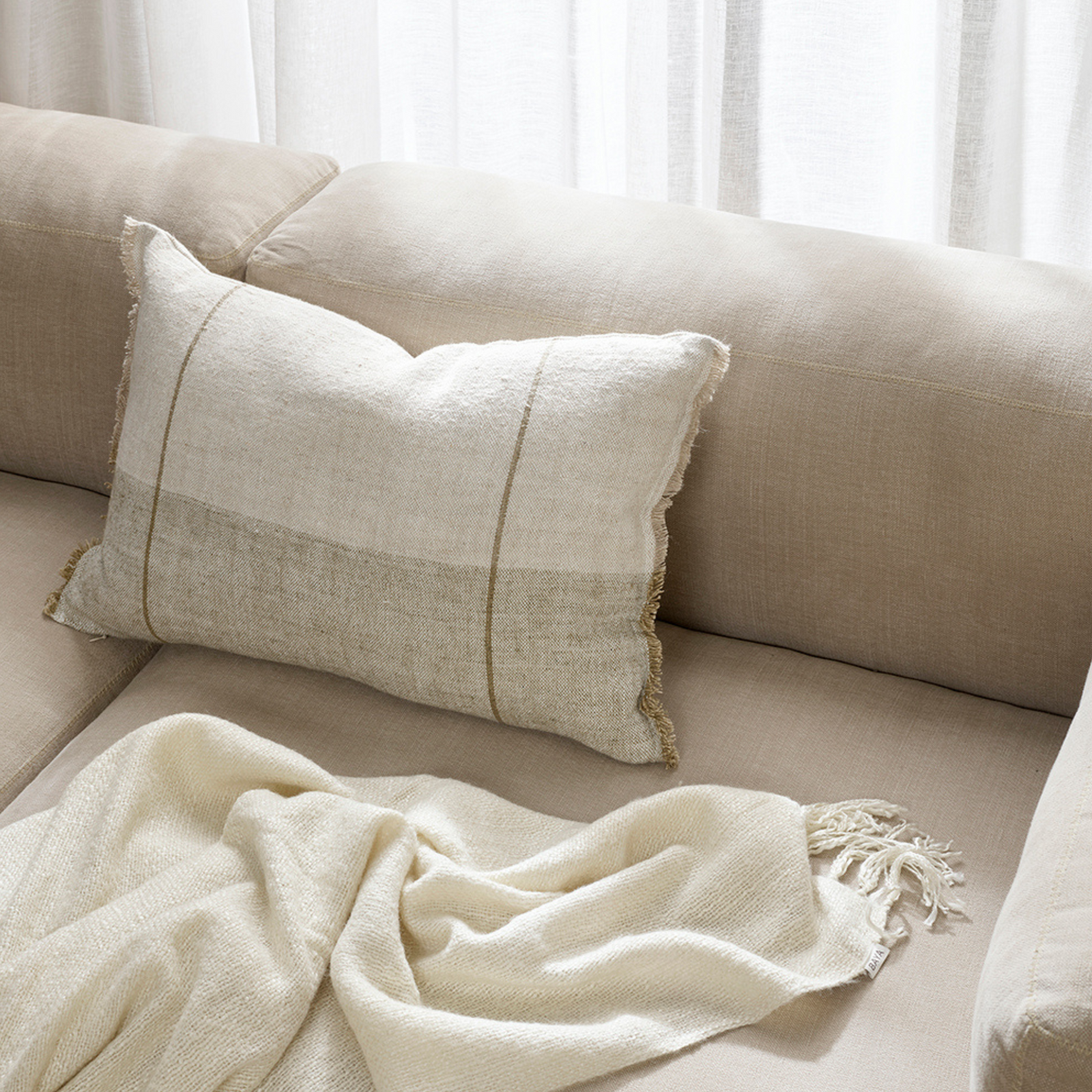 Oliver Sand CushionMeluka Furniture by Danske Mobler