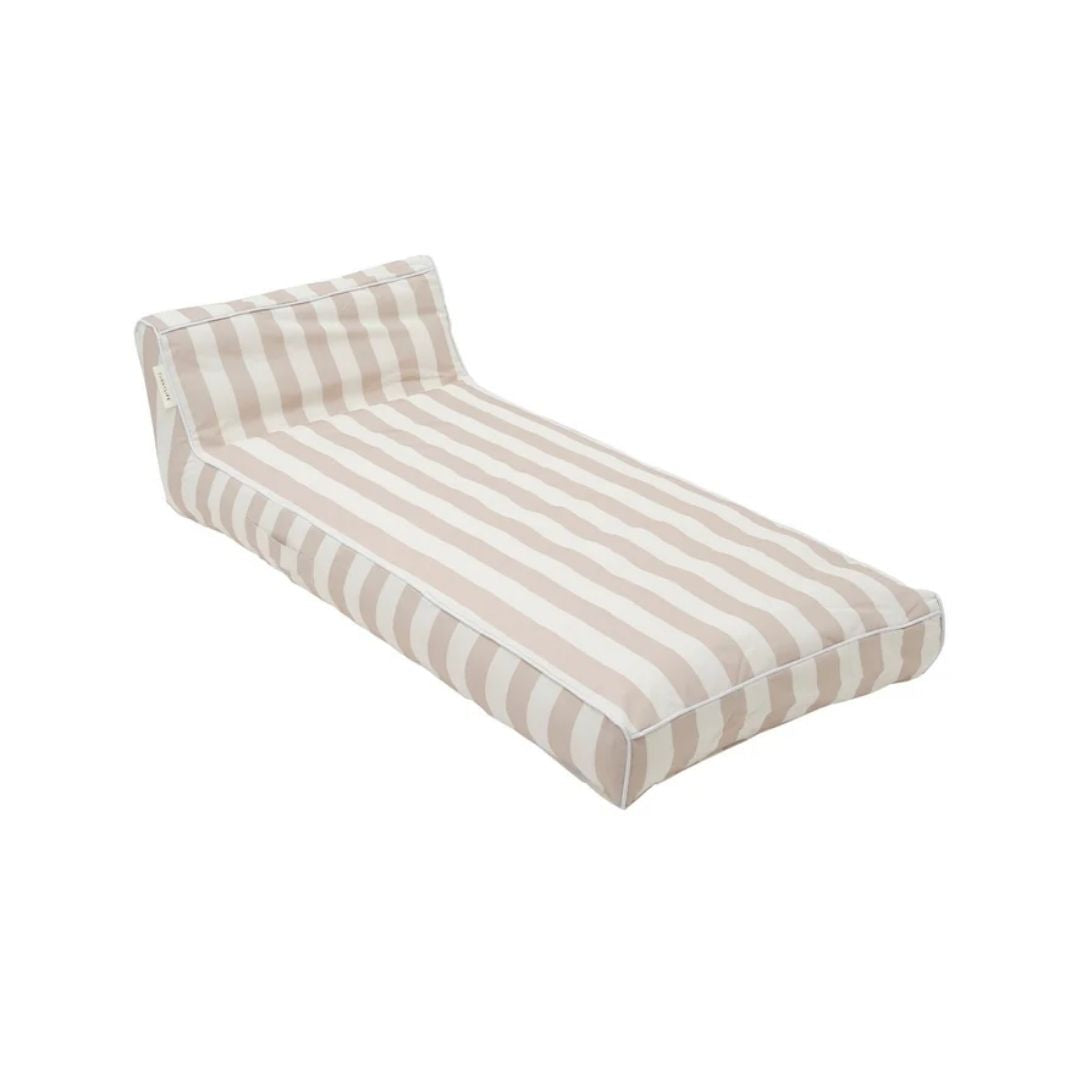 SUNNYLiFE Luxe Lie-on Lounger - Oyster Stripe