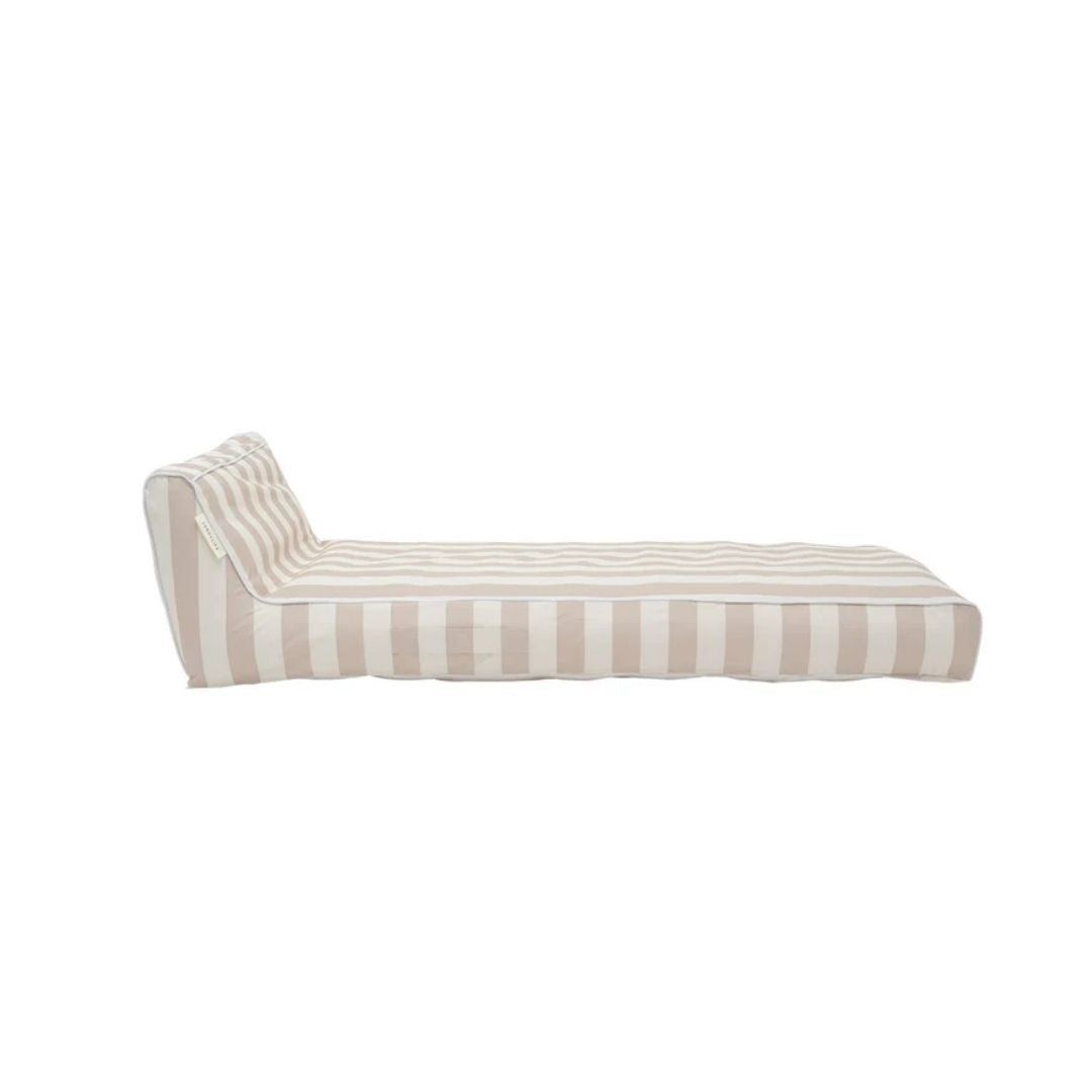 SUNNYLiFE Luxe Lie-on Lounger - Oyster Stripe