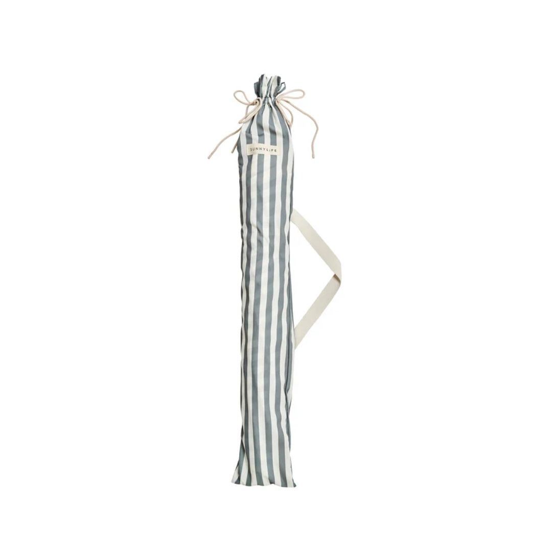 SUNNYLiFE Luxe Beach Umbrella - Seagrass Stripe
