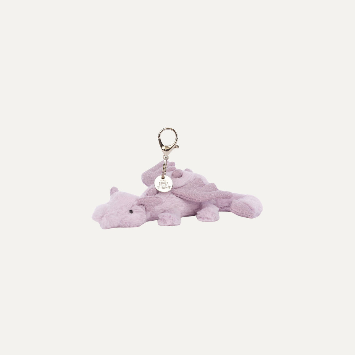 Lavender Dragon Bag Charm