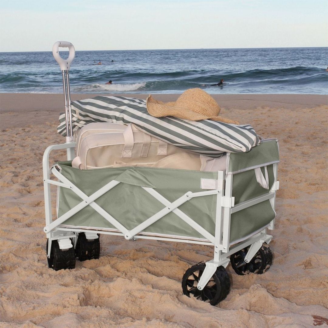 SUNNYLiFE Beach Cart - Seagrass Sage