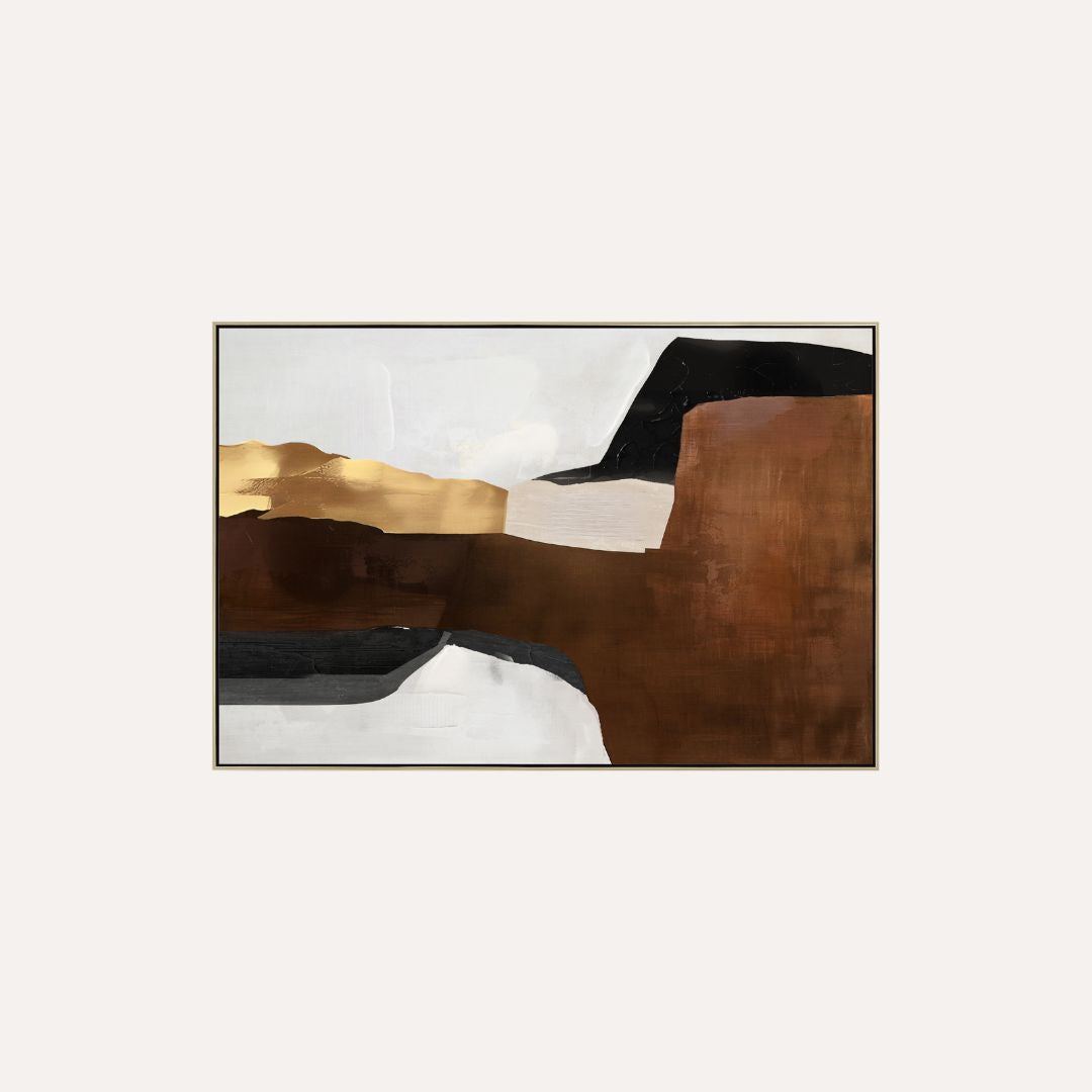 Amber Gold Abstract V1