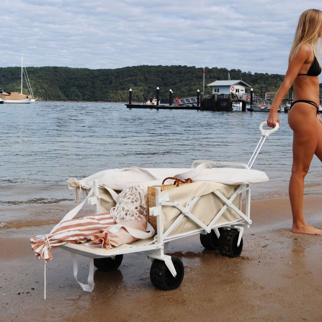 SUNNYLiFE Beach Cart - Oyster