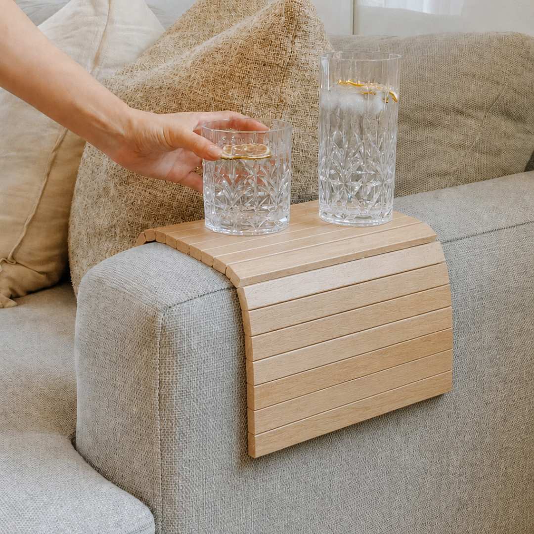 Arm Chair Side Rest- Oak