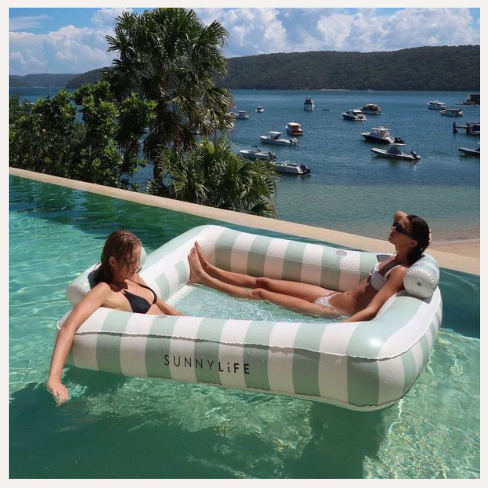 Luxe Twin Hammock Float - The Vacay Soft OliveMeluka Furniture by Danske Mobler