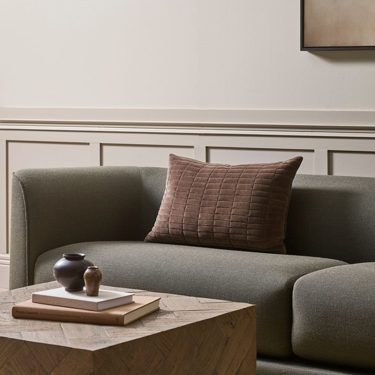 Turner Chocolate Cushion