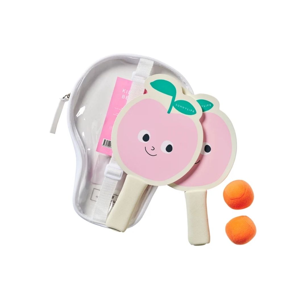 SUNNYLiFE Velcro Beach Bats - Poppy the Peach