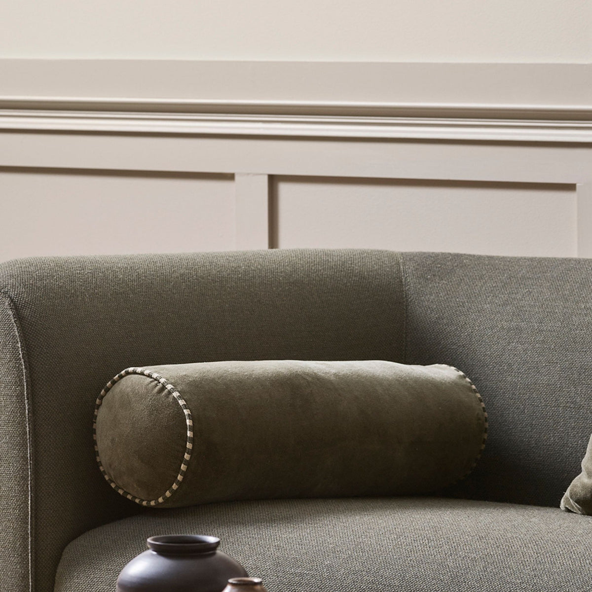 Elliot Thyme Bolster Cushion
