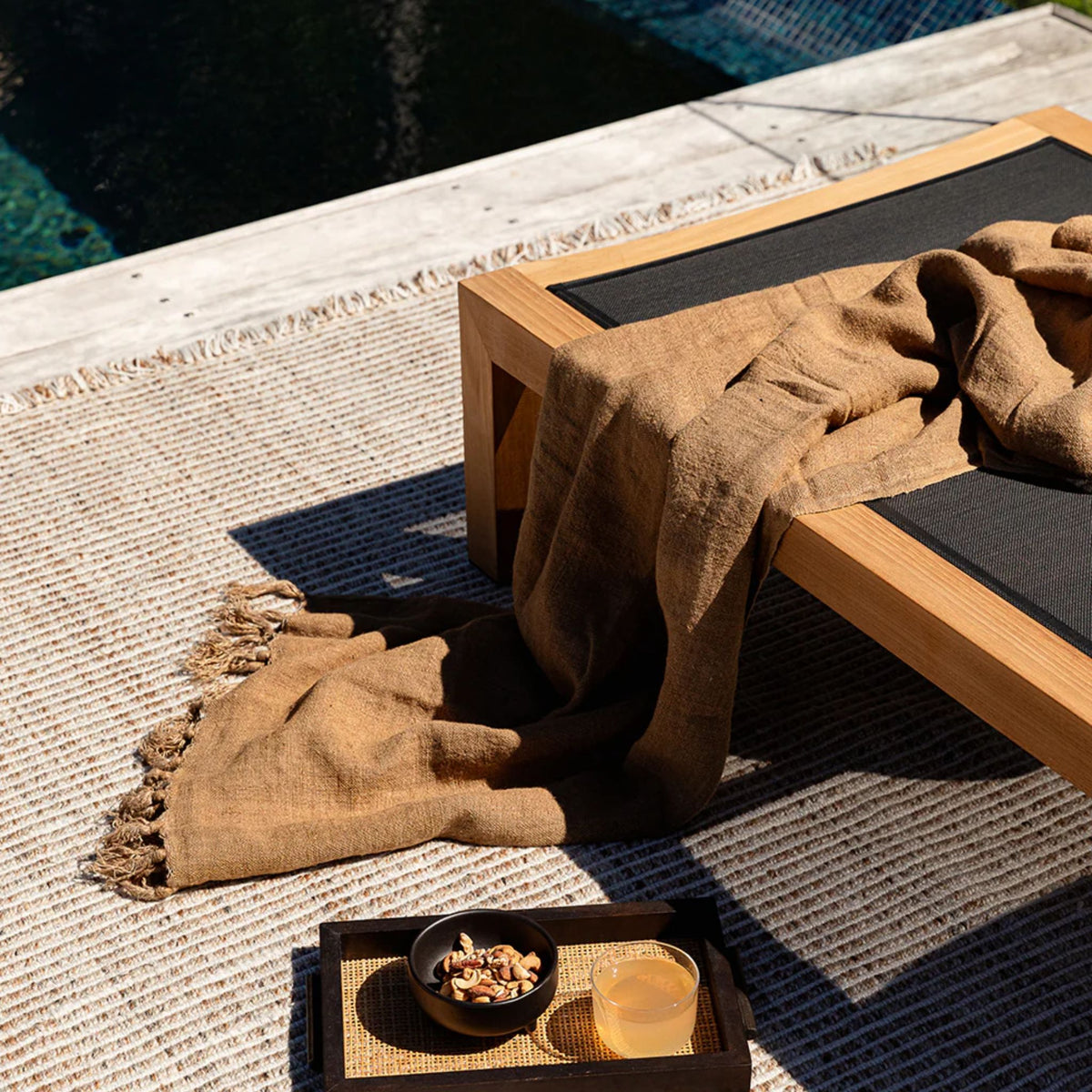 Rhodes Teak Floor Rug