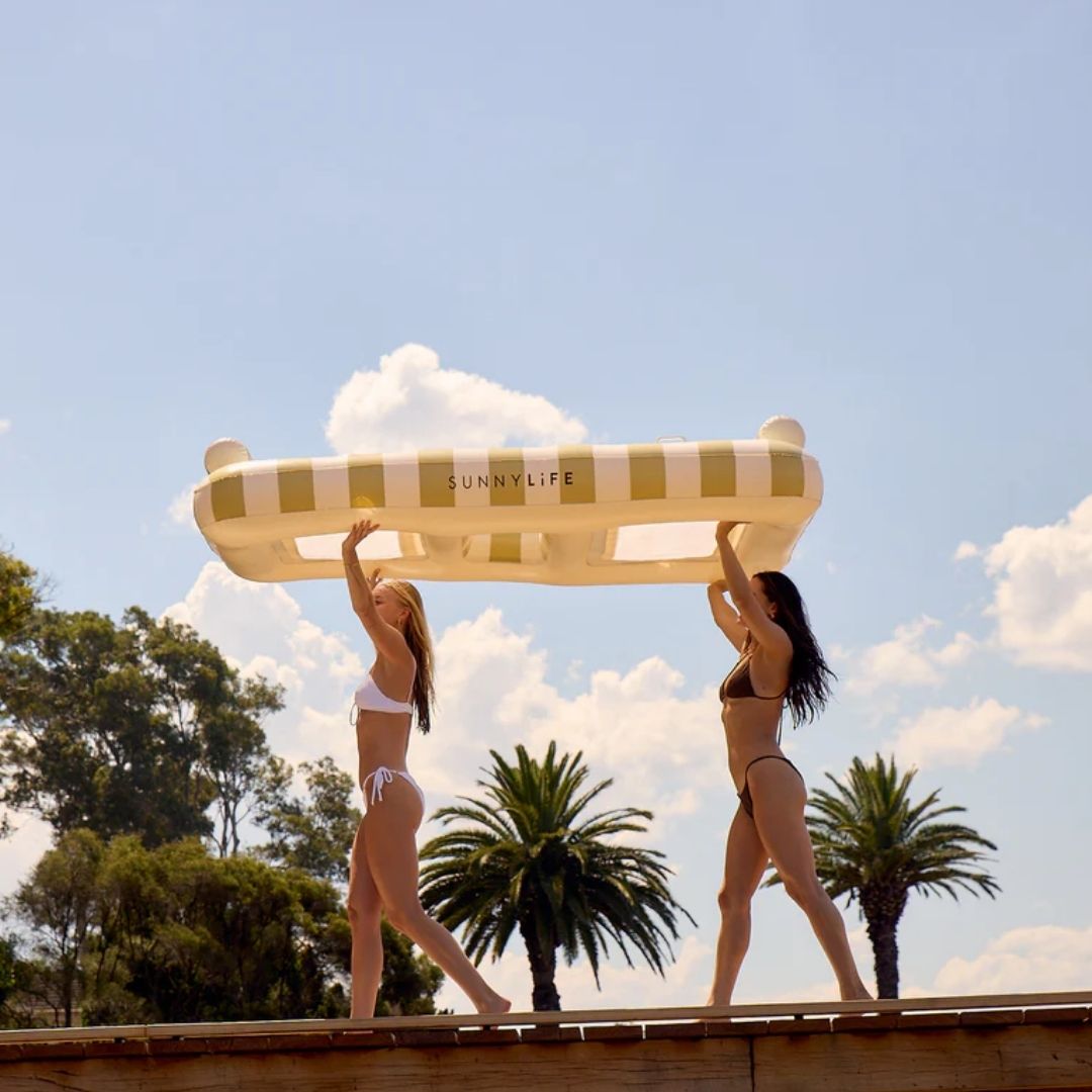 Luxe Twin Hammock Float - Casa Sand Stripe