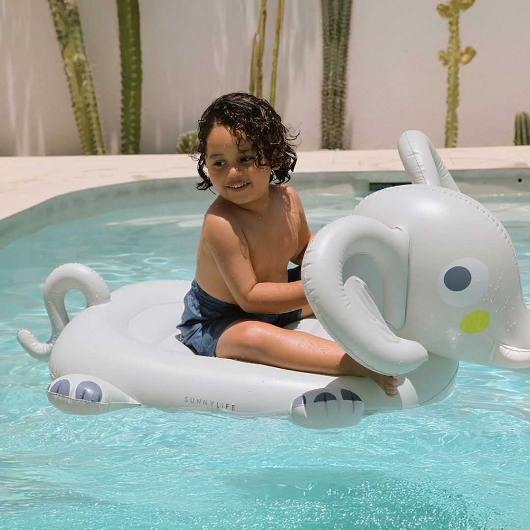 SUNNYLiFE Kids Ride-on Float - Eli the Elephant