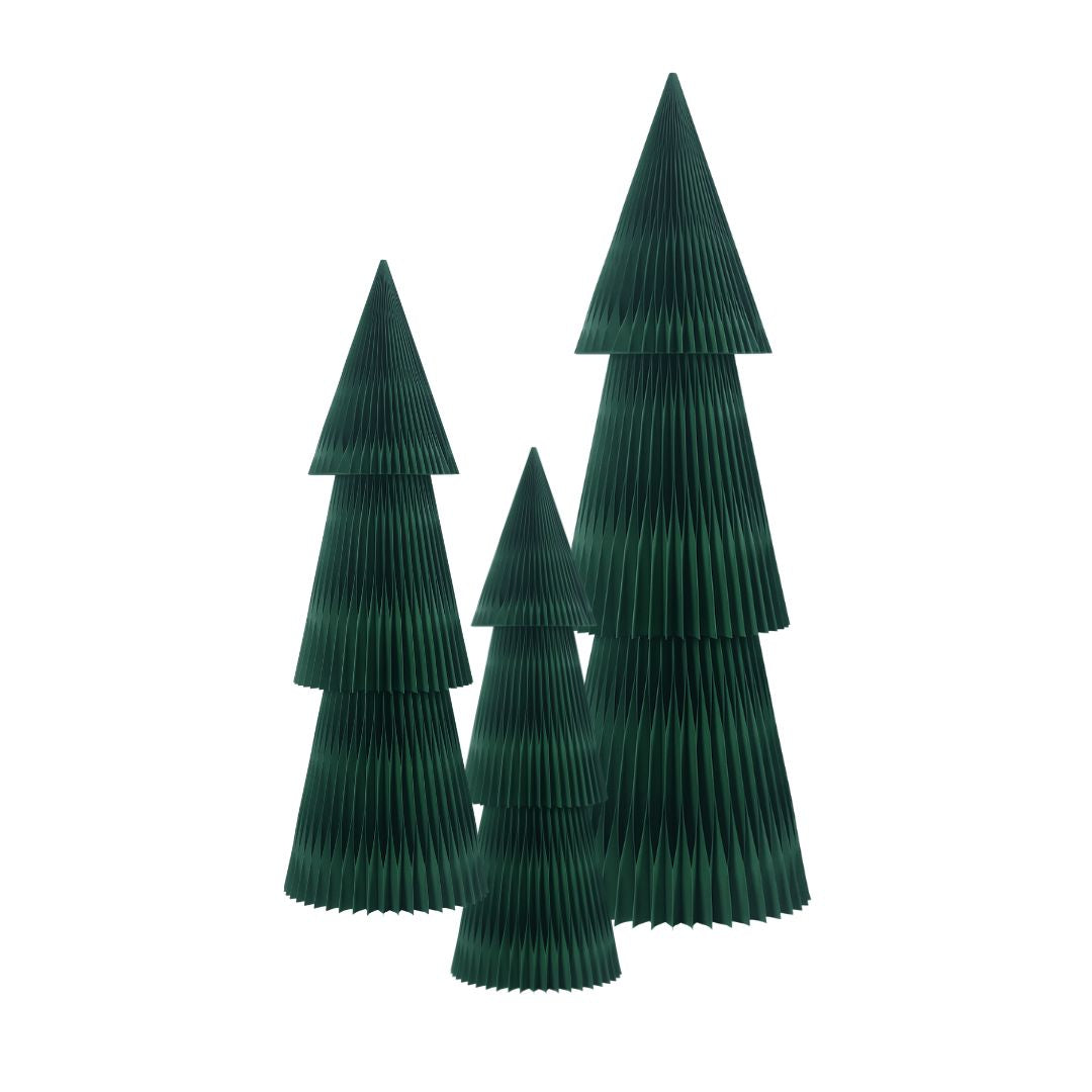 Paper Christmas Tree - Large Dark Green