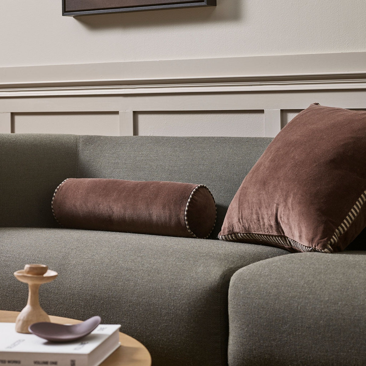 Edward Chocolate Cushion
