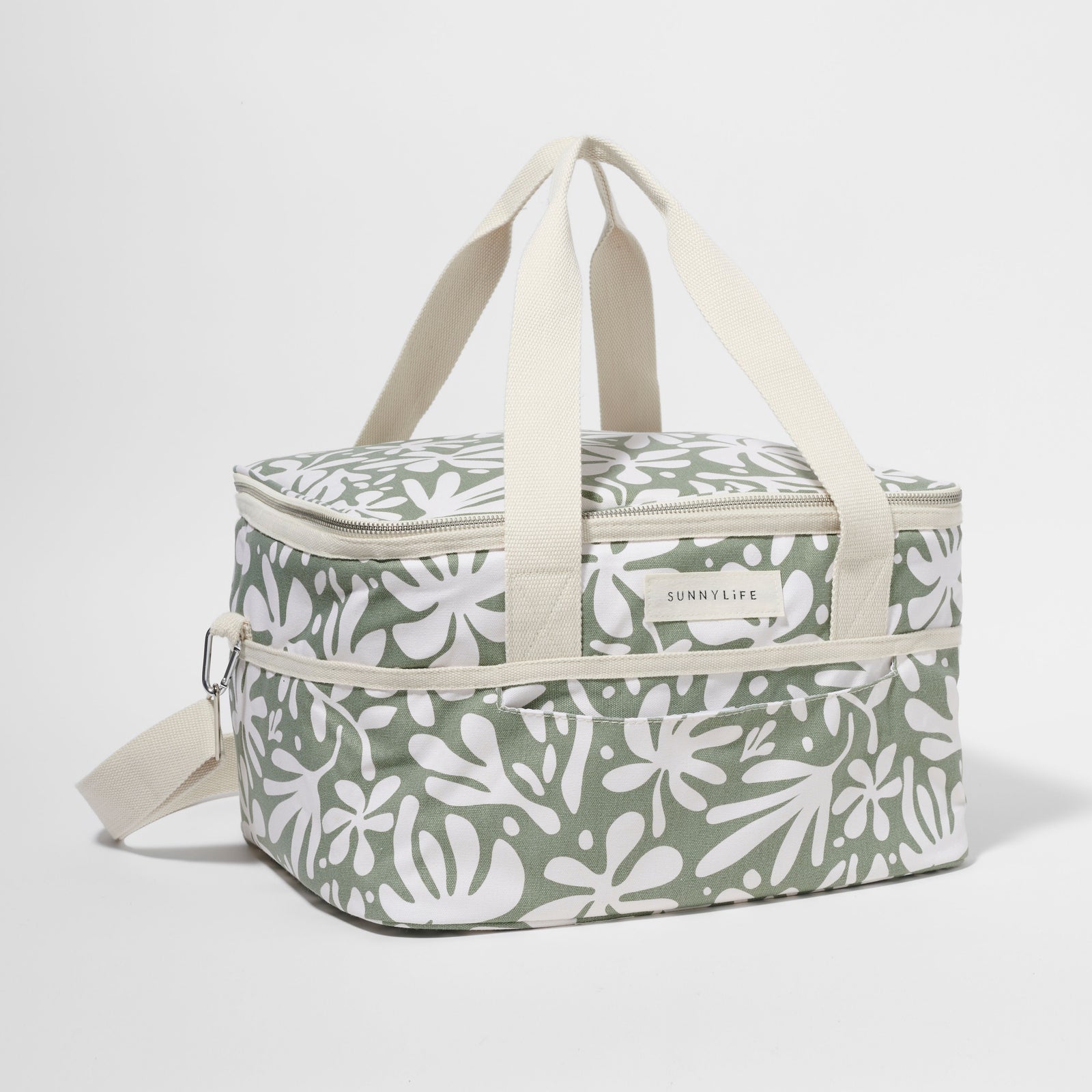 Canvas Drinks Cooler Bag - The Vacay Olive LargeMeluka Furniture by Danske Mobler