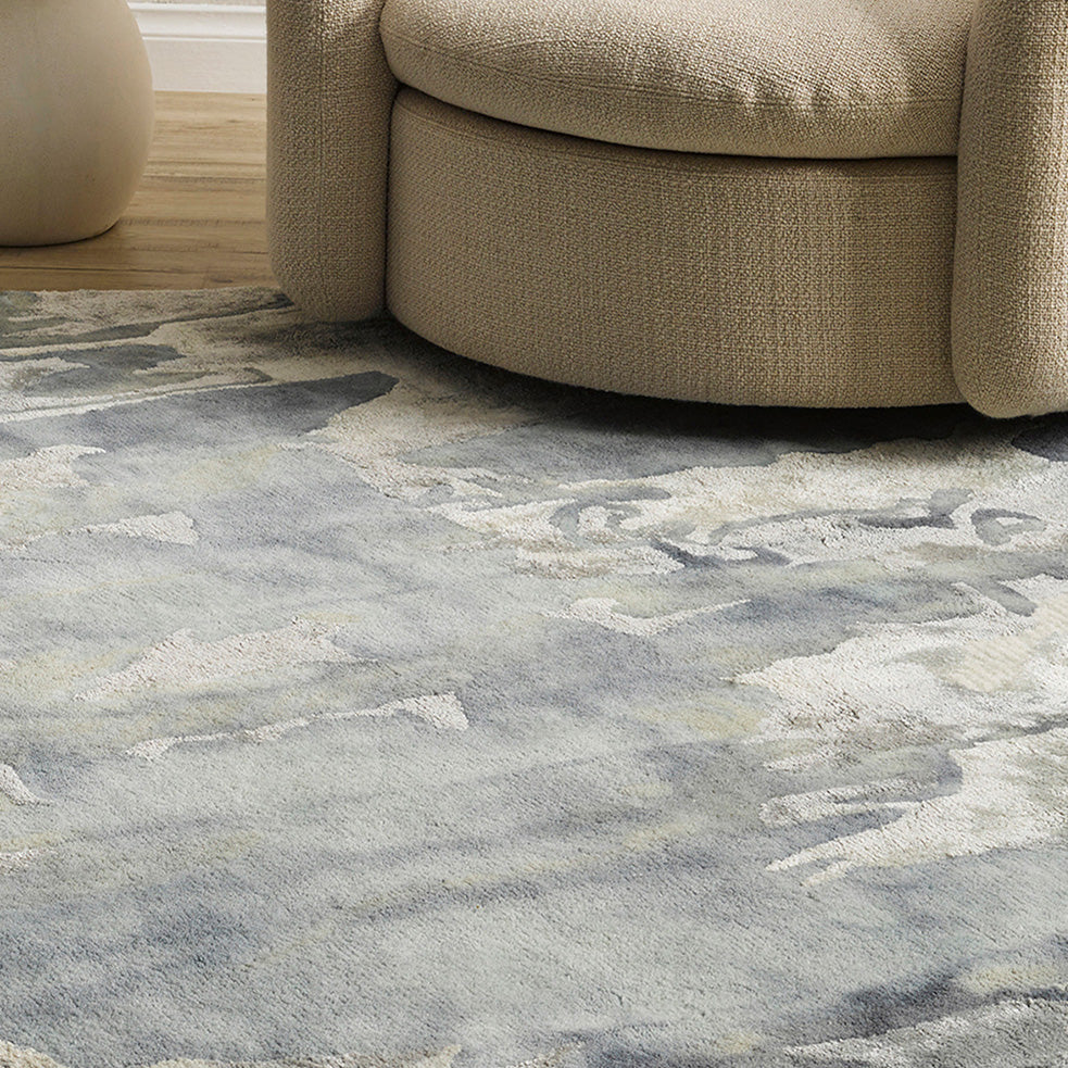 Cape Brett Rug - Round Marine