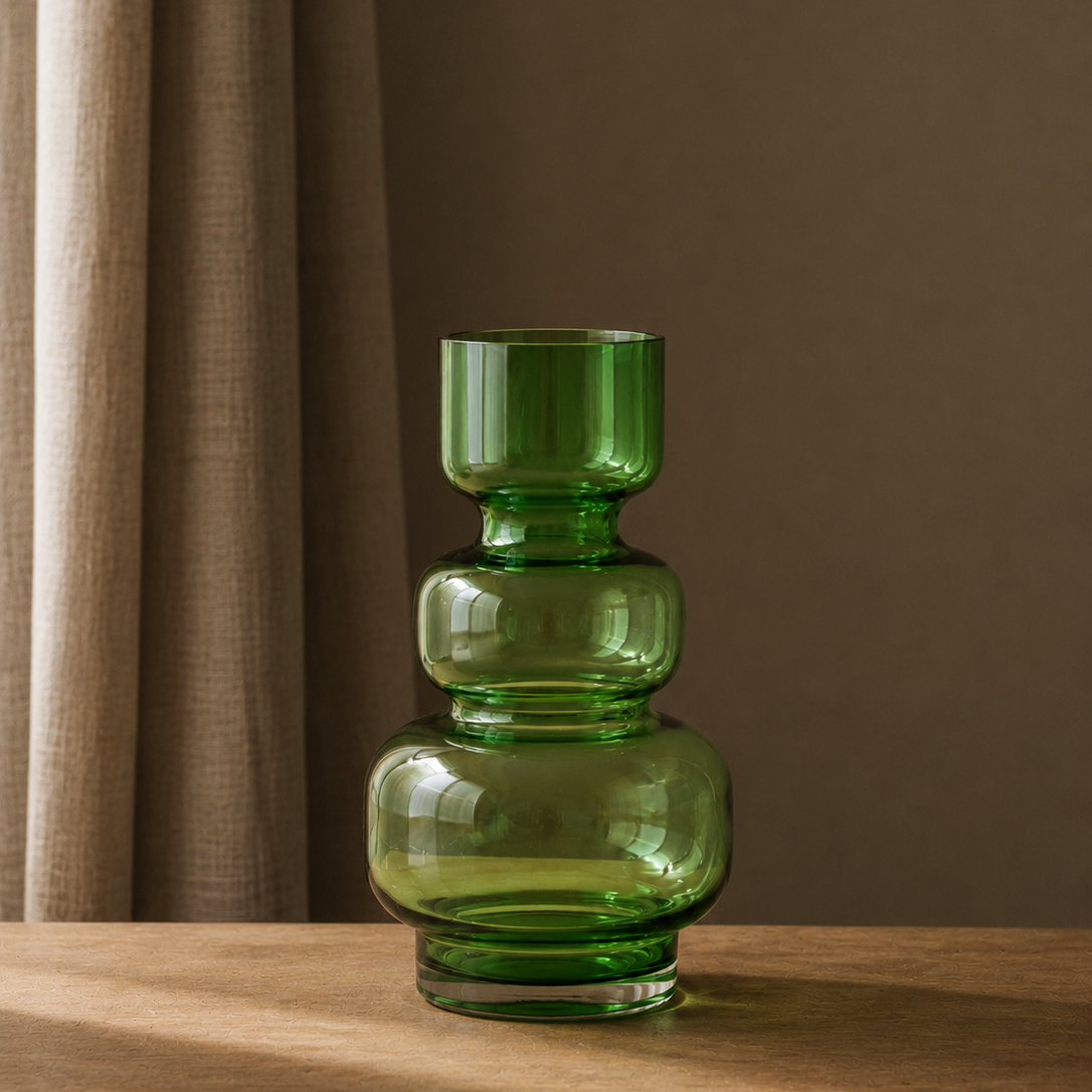 Green Globe Vase - Tall