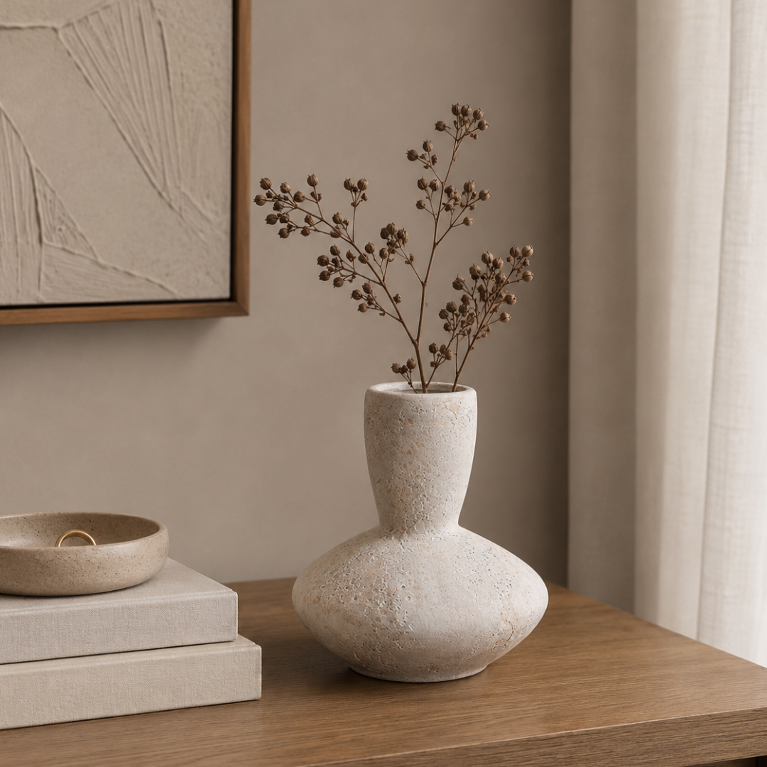 Contour Ceramic Vase - Small