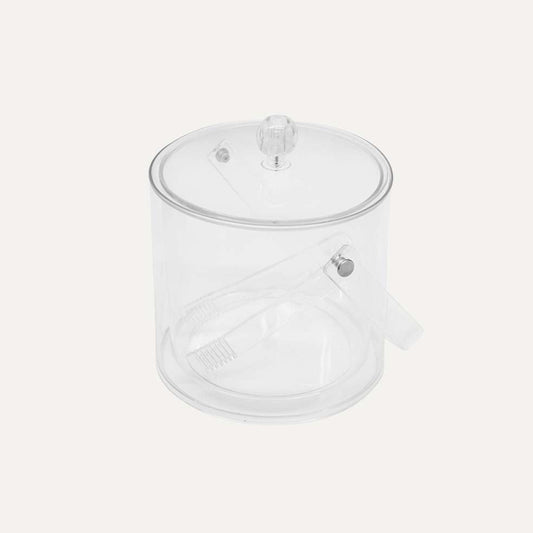 Acrylic Ice bucket with Tong