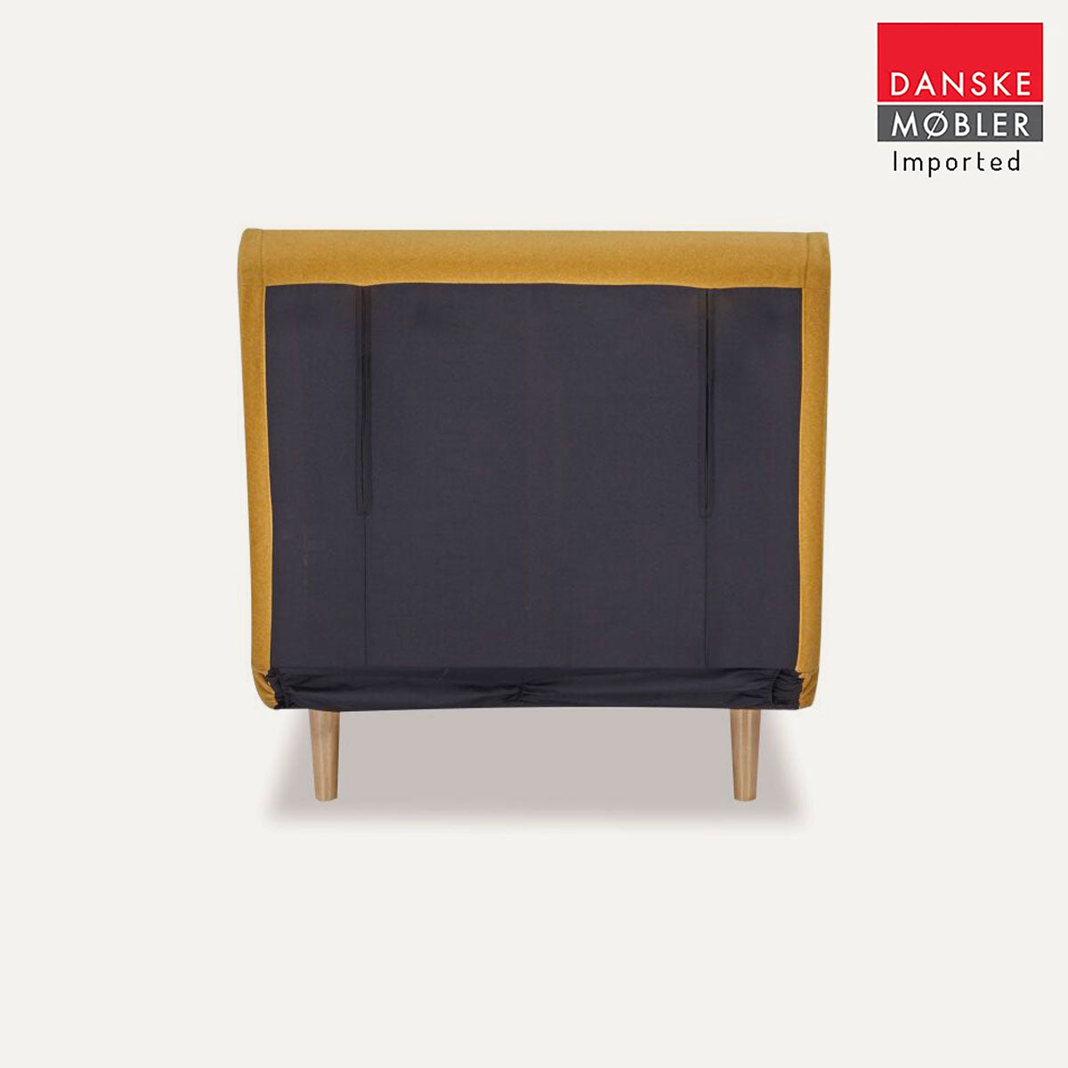 Haru 1-Seat Sofa Bed Chair – Mustard Fabric