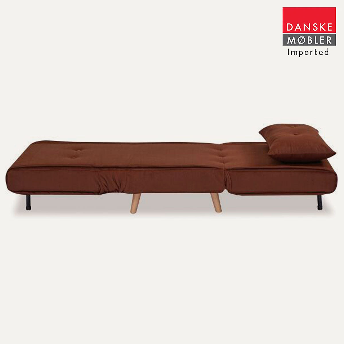 Haru 1-Seat Sofa Bed Chair – Orange Fabric
