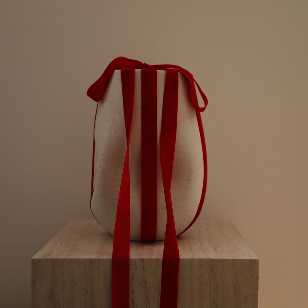 Hazel Vase Large - BeigeMeluka Furniture by Danske Mobler