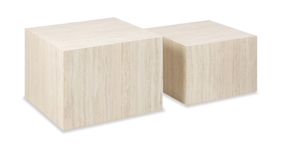 Dice Coffee Tables 2-pce Set - Square