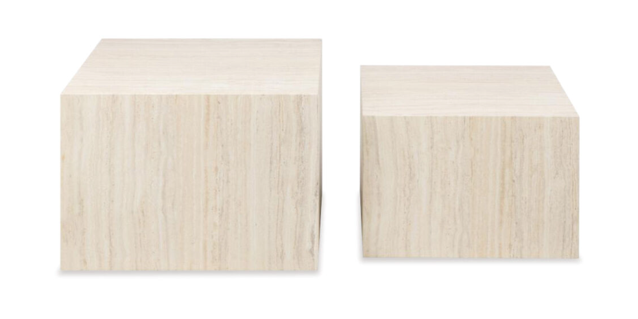 Dice Coffee Tables 2-pce Set - Square
