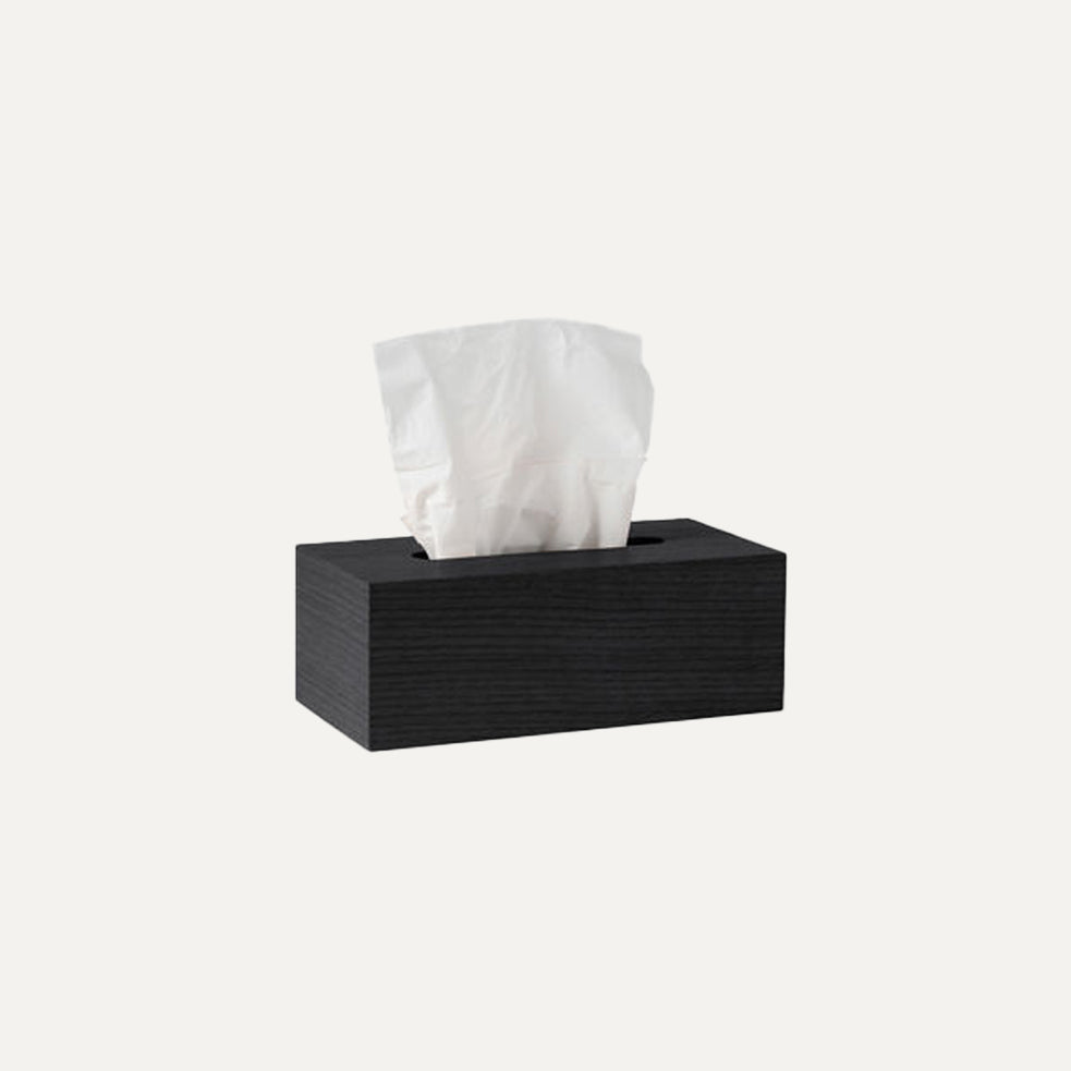 Oku Tissue Box Large - BlackMeluka Furniture by Danske Mobler