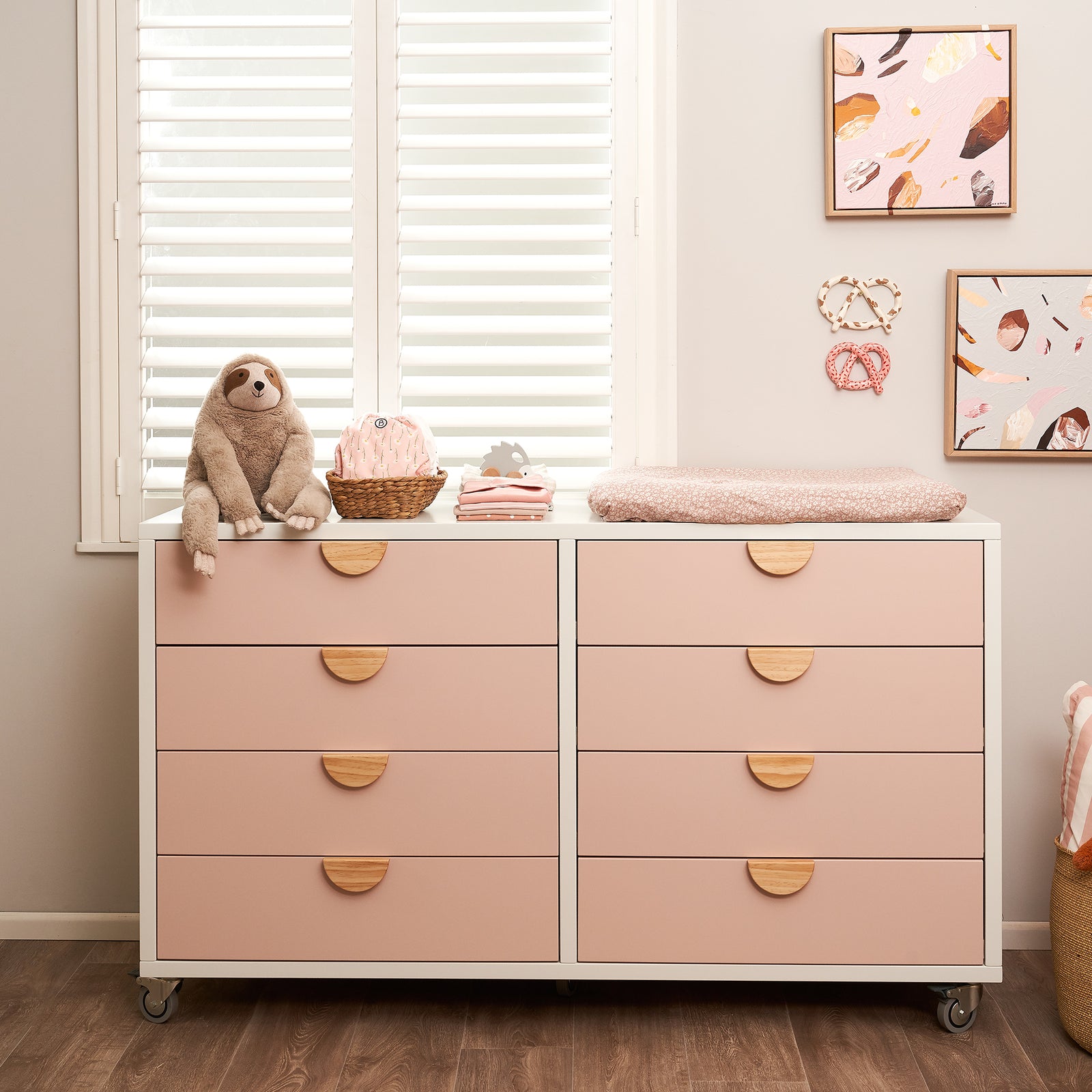 CHESTYboy 2 Bay 4 High Riley (Changing Table)Meluka Furniture by Danske Mobler