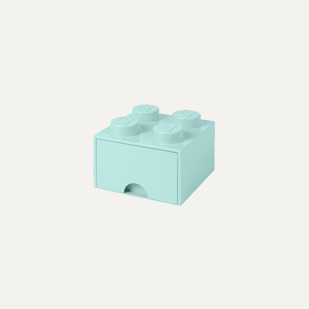 LEGO Brick - Aqua Blue 1 DrawerMeluka Furniture by Danske Mobler