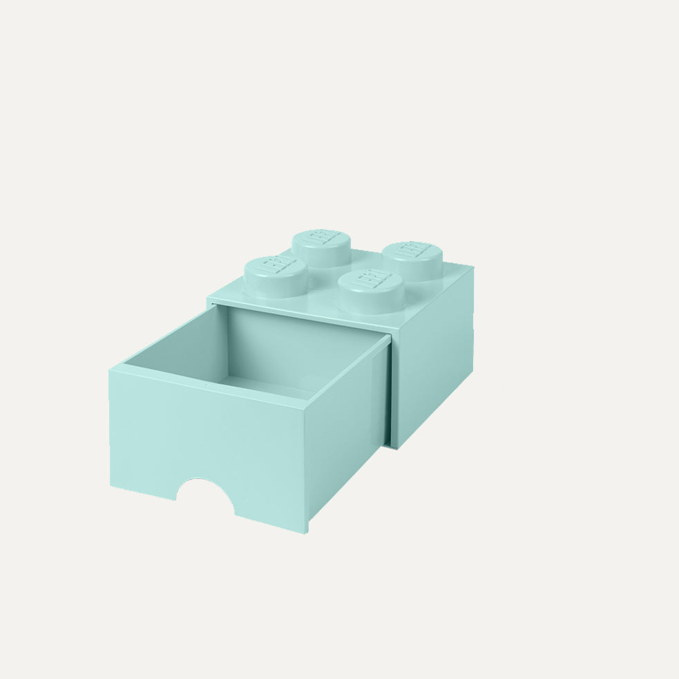 LEGO Brick - Aqua Blue 1 DrawerMeluka Furniture by Danske Mobler