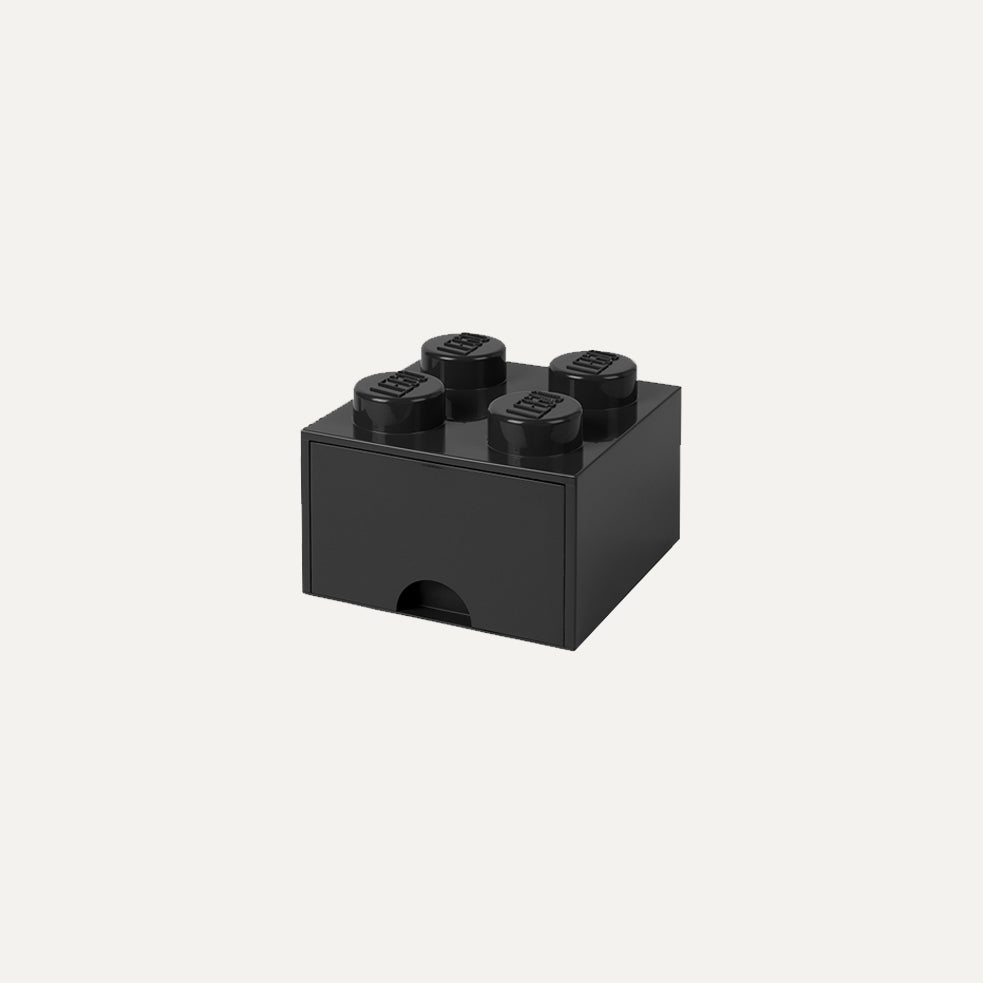 LEGO Brick - Black 1 DrawerMeluka Furniture by Danske Mobler