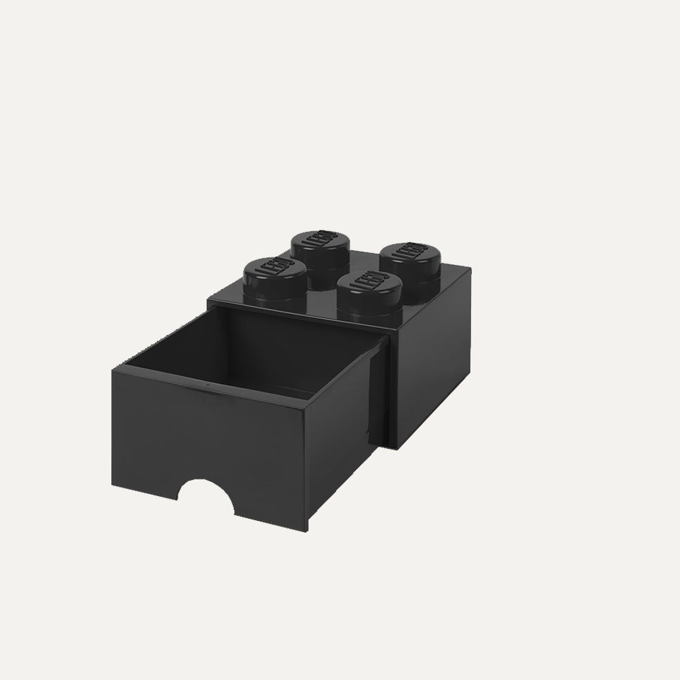 LEGO Brick - Black 1 DrawerMeluka Furniture by Danske Mobler
