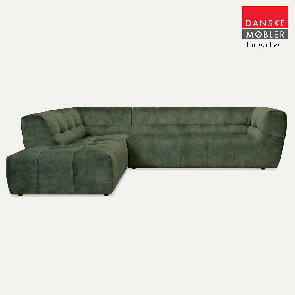 Margaret 3 Seater Chaise Lounge Suite LHFMeluka Furniture by Danske Mobler