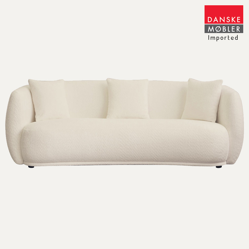 Milan Boucle 3 Seater Sofa