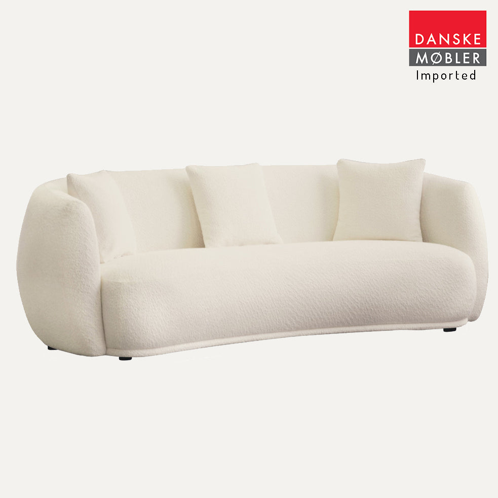 Milan Boucle 3 Seater Sofa