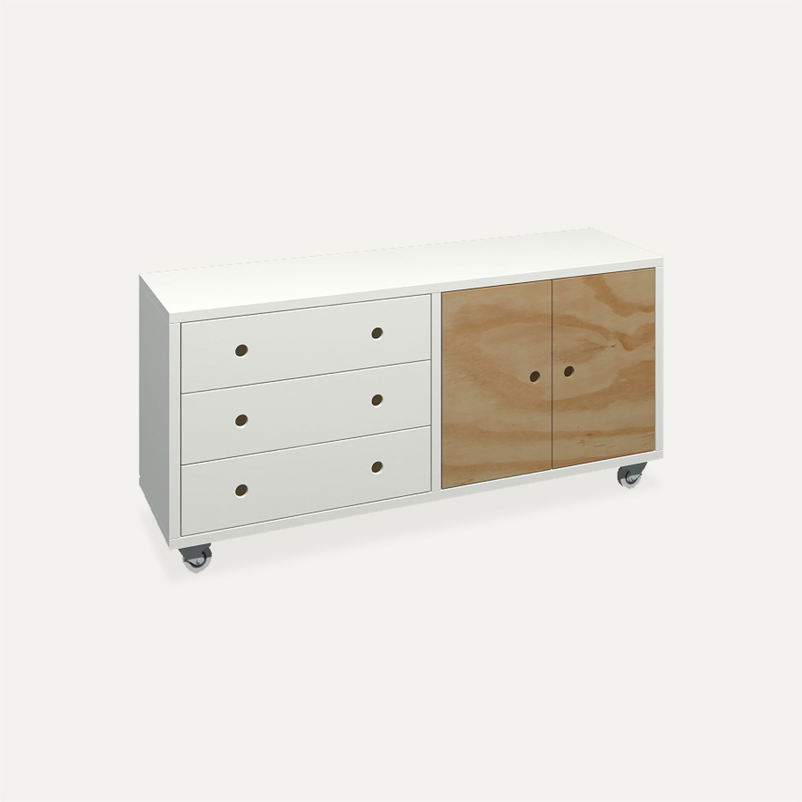 SIDEboy 2 Bay 3 High Example AMeluka Furniture by Danske Mobler
